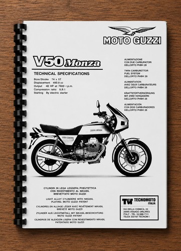 Moto guzzi v50 - moto, spare