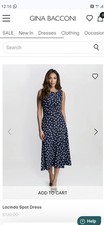 Designer Dress By Gina Bacconi
