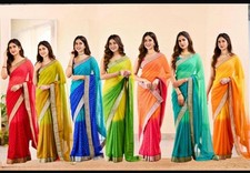 Georgette Saree Indian wedding