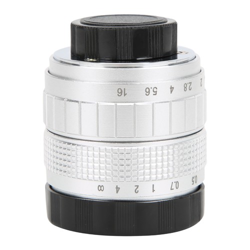 50mm mount lens silver - 50mm, c-mount