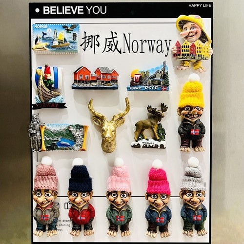Norway fjord fridge - norway, magnet