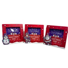 Square 3D Box Photo Frame Photo Christmas Stocking Filler -  3 Styles