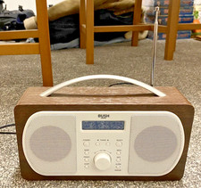 Bush DAB Radio Portable Wood