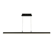 1 Light LED Bar Black Ceiling