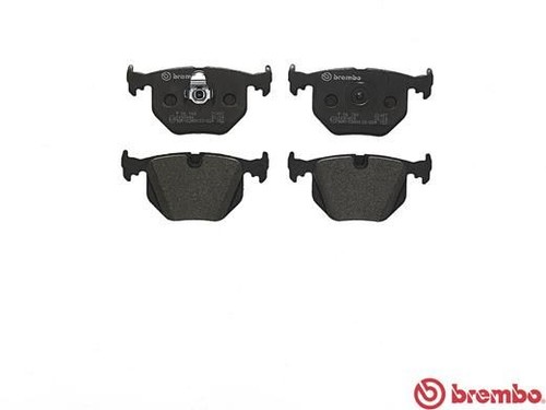 Rear brake pad set - fits, alpina