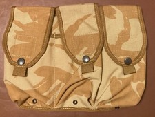 British Army Desert DPM Triple Magazine Pouch DDPM