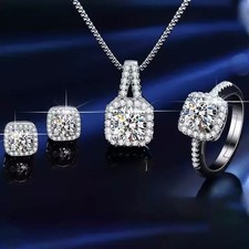 925 Sterling Silver Crystal