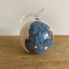 Hand Blown Glass Apple With