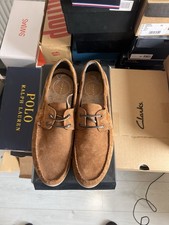 TOPMAN TAN SUEDE BOAT SHOE –