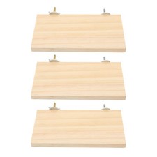 3 Pcs Solid Wood Parrot Stand