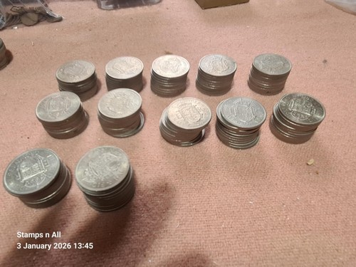 1967 2s6d half - 2s6d, crown