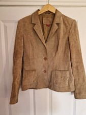 Monsoon Leather Blazer Jacket