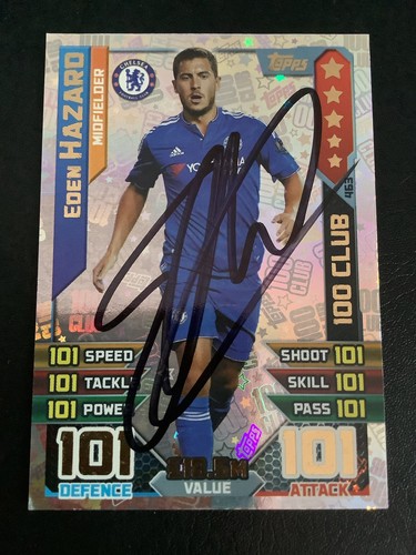 Signed eden hazardchelsea - eden,