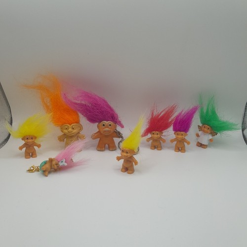 Troll mini figure keyring - troll,