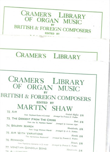 Cramer library organ - library, of