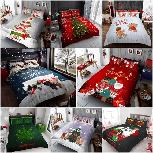 Elf christmas tree duvet - christmas,