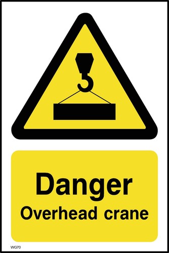 Danger overhead crane - overhead,