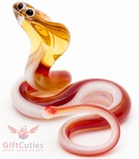 Hand-Blown Glass Cobra Snake