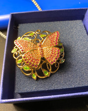 Swarovski Butterfly Brooch