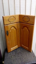 2 of solid  light oak kitchen