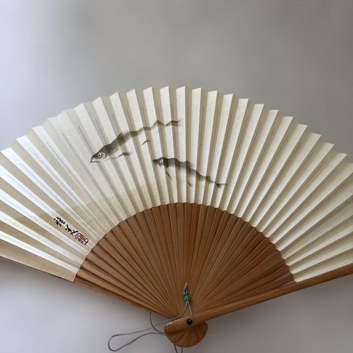 Fan 22cm sakura hand - hand,