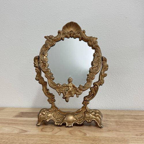 Vintage brass vanity - brass,