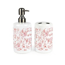 Red Roses Bathroom Set -