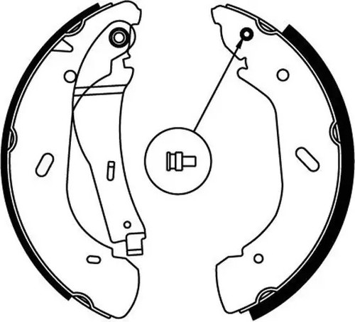 Brake shoes gs8690 trw - brake,