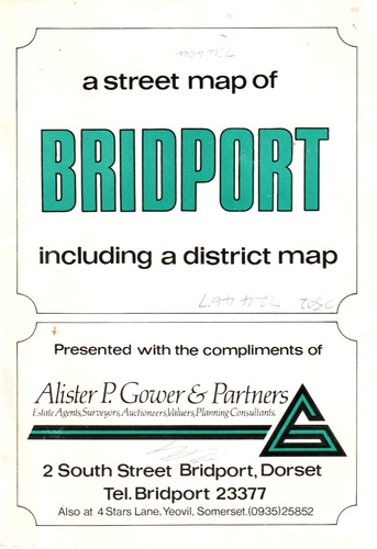 Bridport street map - street, &