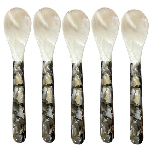 5pcs mother pearl spoon - 5pcs,