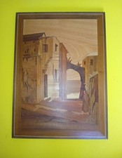 Vintage Marquetry Picture -