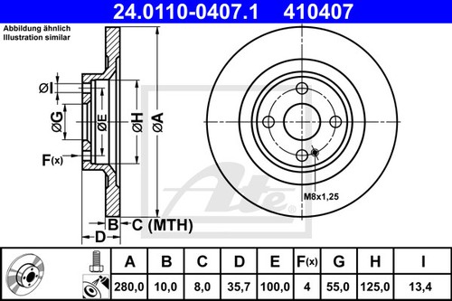 New brake disc for - new,
