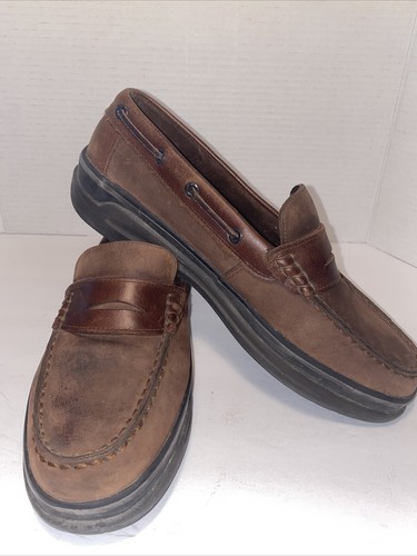 Bass brown leather penny - gh,