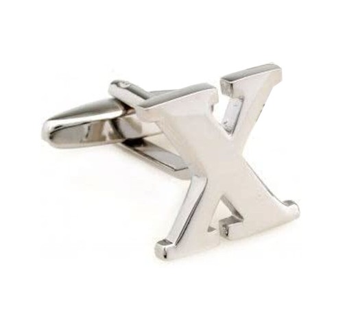 Mens initial letter silver