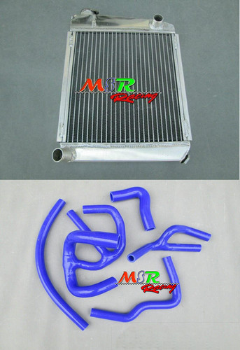 Aluminum radiator blue - aluminum,
