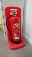 Plastic Fire Extinguisher Stand. Set of 4 unlabelled.  For 9L Water Extinguisher