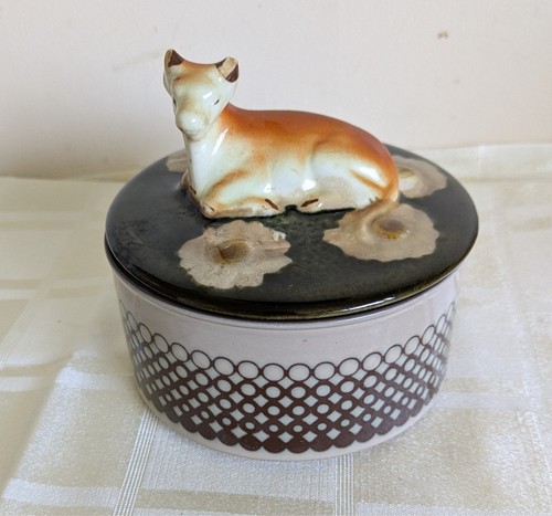 Vintage hornsea coral round - vintage,