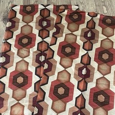 Vintage Geometric Curtains 60s