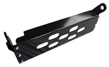 Land Rover Defender 90/ 110 6mm Black Front STEEL Steering guard Black Sides RHD