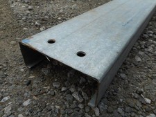 Used c Purlins 220 mm Deep - 3.385 Mtr Length Overall - no Cleats - Side Purlins