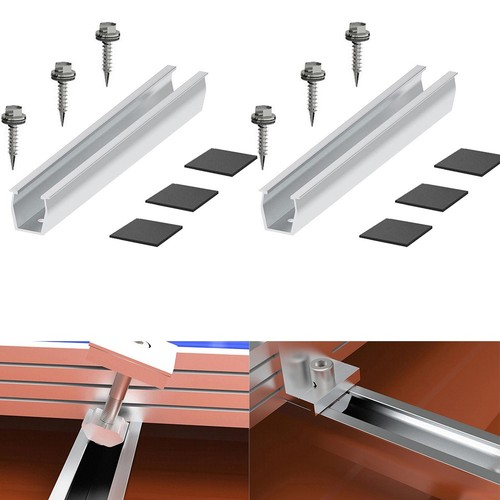 Rails for solar panel racking - rails,