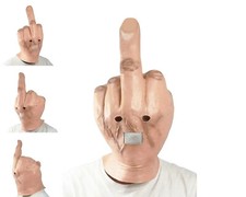 Middle Finger Mask Latex Full