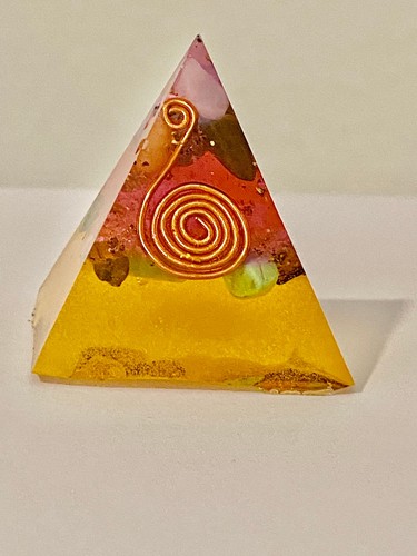 Orgone orgonite pyramid - orgonite, with