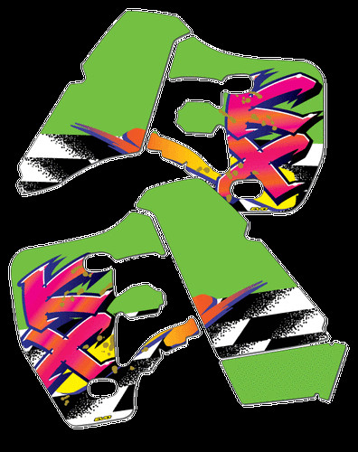 Rad tank decals kawasaki - &,