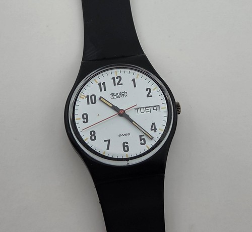 Swatch black rebel gb702 - rebel,