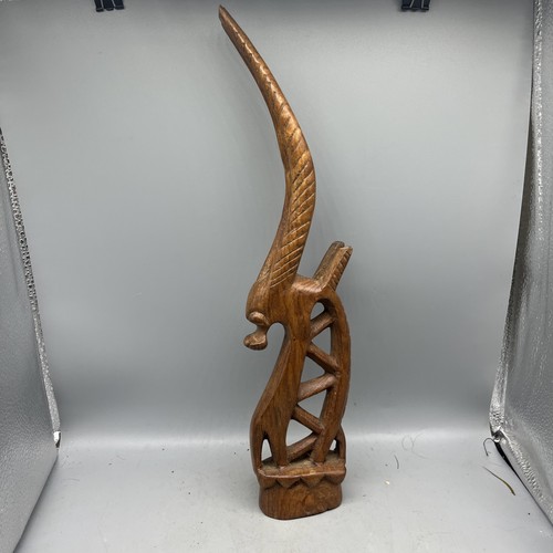 Chiwara carved wooden antelope - chiwara,
