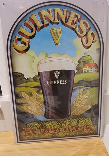 Guinness metal sign plaque - metal, the