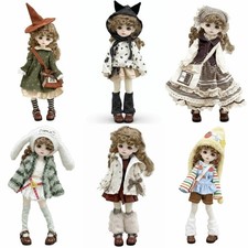 30cm Height BJD Doll Long Hair