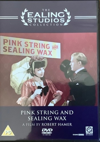 Pink string and sealing wax - string,