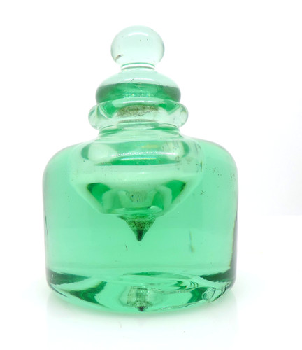 Antique victorian green glass - green,